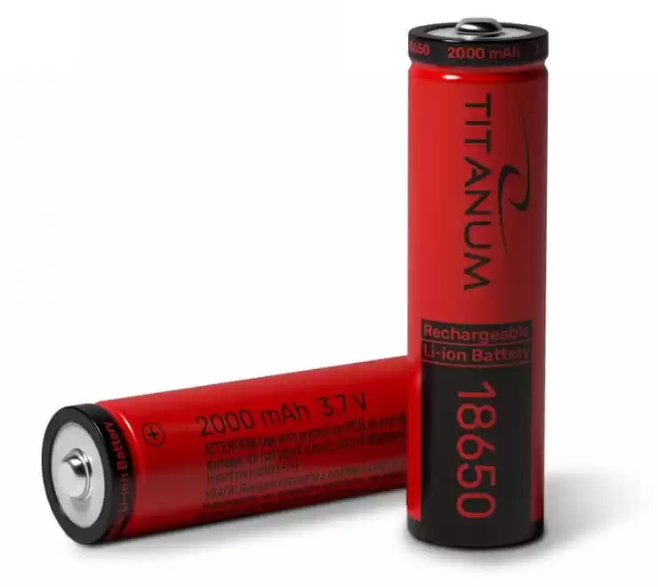 Акумулятор 18650 Titanum 2000 mAh, літієвий, 3.7V - зображення 5