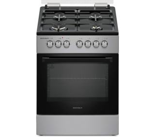 Фото товару Плита газоелектрична Grunhelm F661234GB 60 см. сіро-чорка, чавунна решітка