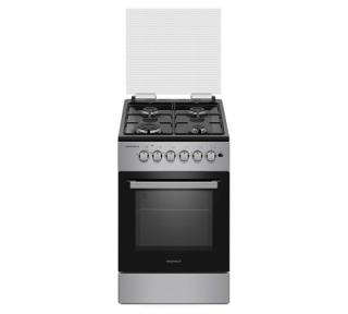 Фото товару Плита газоелектрична Grunhelm FG5611GB 50 см. ,сіро-чорна