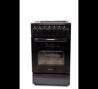 Фото товару Плита газоелектрична Grunhelm FG5612BR 50 см. коричнева