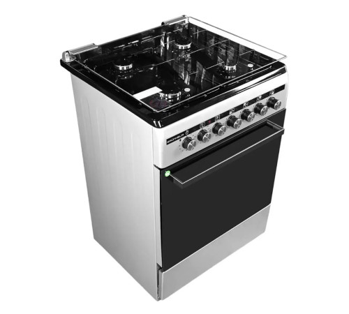 Плита газоелектрична Grunhelm FLG5611AG 50 см. сіро-чорна - зображення 1