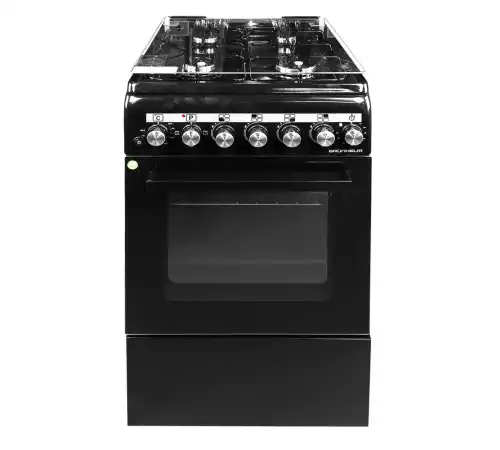 Плита газоелектрична Grunhelm FLG5612MB 50 см. чорна - зображення 5