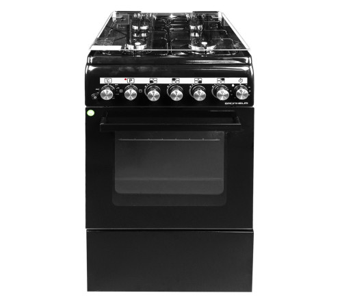 Плита газоелектрична Grunhelm FLG5612MB 50 см. чорна - зображення 1