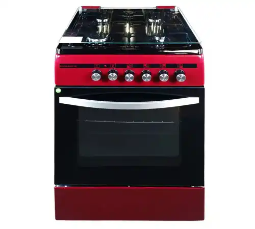 Плита газоелектрична Grunhelm FLG6612BU 60 см. бургунді, 4 газові конфорки та електродуховка, розміри: в85*ш60*г60 см, гарантія 2 роки, Туреччина - зображення 5