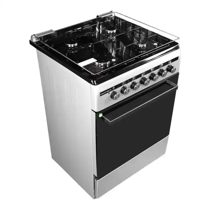 Плита газоелектрична FLG6612G 60 см. сіра, дзеркальна кришка - зображення 5