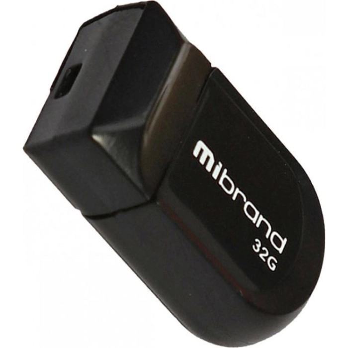 Флеш память 32 Гб Mibrand Scorpio черная, USB накопитель - изображение 1