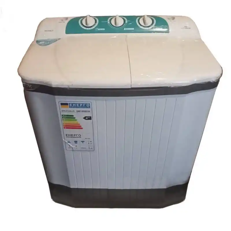 Пральна машина Grunhelm GWF-WS601W – напівавтомат, 6 кг, двобакова, біло-синя - зображення 5