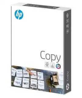Фото товара Бумага А4 белая HP Copy 500 л, 80 г/м², класс С+. Качественная ксероксная бумага для принтеров и офиса, производство - Словакия