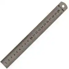 Лінійка метал 20 см Buromax сталь (BM.5810-20) - зображення 5