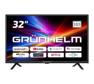 Фото товару Телевізор 32'' (81 см) GRUNHELM 32H300-GA11V T2, SMART TV, HD Google android 11.0, color box, voice RC