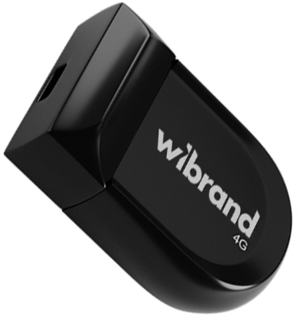 Фото товару Флешка 4 Гб Wibrand Scorpio USB 2.0 чорна