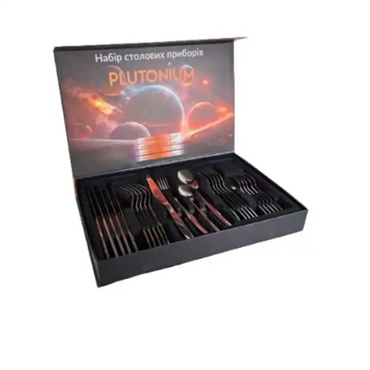 Набір столових приборів 24 шт. Plutonium GUSTO GT-SFKS02-24 - зображення 5