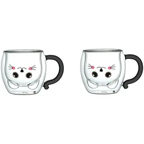Набір чашок з подвійним дном Cats VITTTORA VT-5305-250, 250 мл, 2 шт. - зображення 5