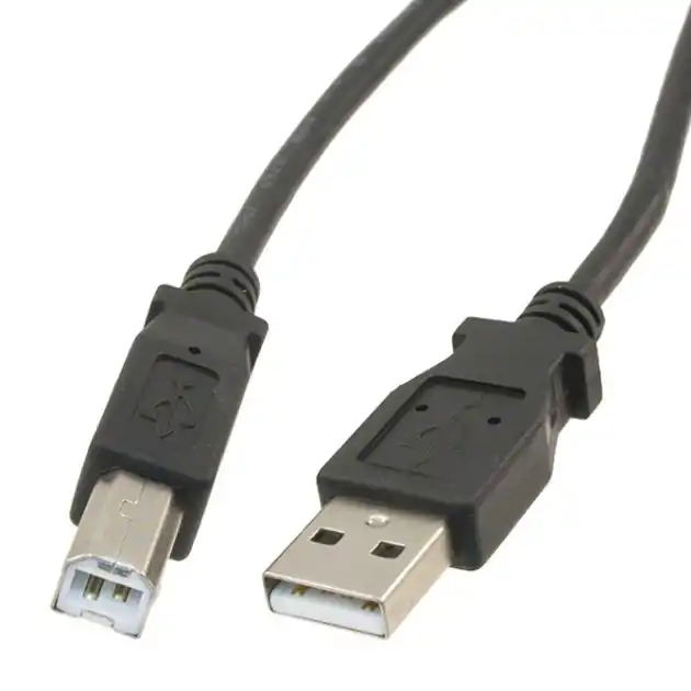 Кабель для принтера 4.5 м, USB Male на USB B Male Cablexpert CCF-USB2-AMBM-15 чорний з феритом - зображення 5