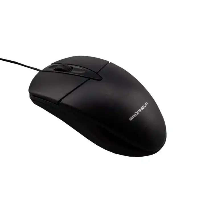 Миша дротова Grunhelm M-101WD чорна - зображення 5