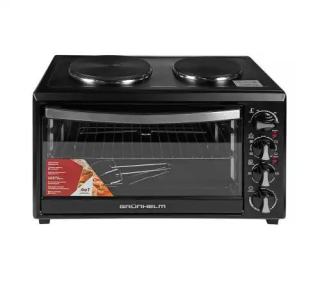 Фото товару Піч електрична GRUNHELM GN3301RHP, 33 л, чорна, 1800W + гриль