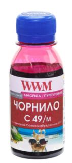 Фото товару Чорнило WWM GI-490M для Canon Pixma G1400/2400/3400 100г Magenta водорозчинне (C49/M-2)