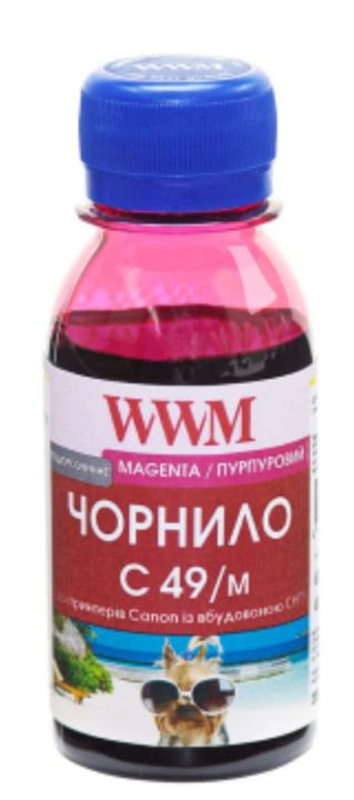 Чорнило WWM GI-490M для Canon Pixma G1400/2400/3400 100г Magenta водорозчинне (C49/M-2) - зображення 6