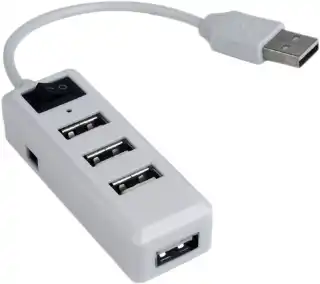 Фото товара HUB USB 2.0 на 7 порта с кнопкой , UHB-U2P4-21 Gembird