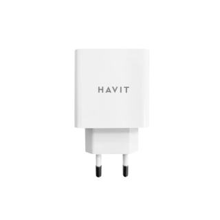 Фото товару Havit HV-UC1015 USB 3.1A, зарядний пристрій для мобільних телефонів з 220v білий