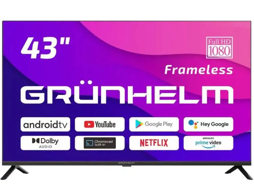 Телевізор Grunhelm 43FI500-GA11V, 43" FHD, SMART TV, Android, Wi-Fi, HDR - зображення 5