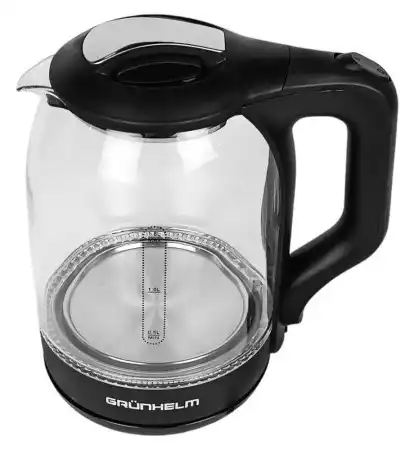 Електрочайник Grunhelm EKP-1843B, скляний, 1.8л, 1500 Вт - зображення 5