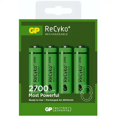 Акумулятор AA GP ReCyko, 2600mAh - 4 шт. в картонній упаковці - зображення 5