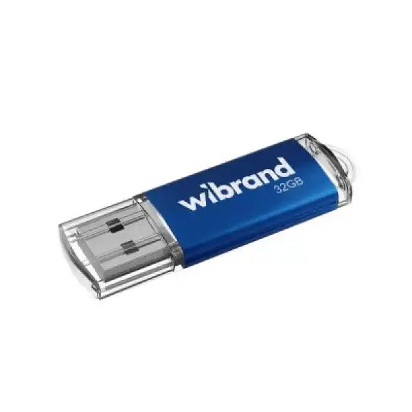 Флешка 32 Гб Wibrand Cougar USB накопичувач синій - зображення 6