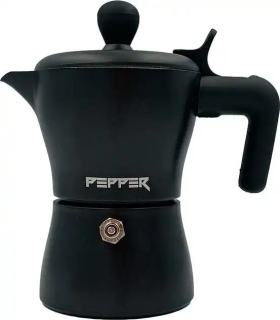Фото товару Гейзерна кавоварка Чорна Перлина 2, PEPPER