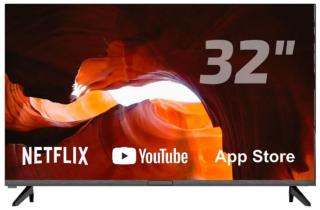 Фото товару Телевізор GH 32GH-750AV – 32", SMART TV HD, Android 12 (AOSP), 1GB RAM / 8GB Flash, голосове керування, безрамковий дизайн