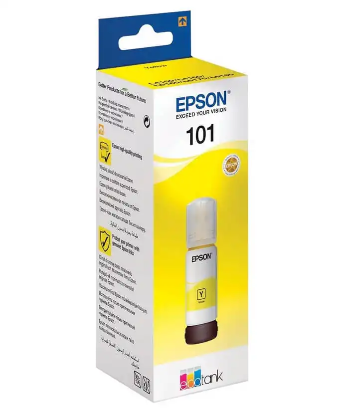 Контейнер з чорнилами EPSON L4150/L4160 101 yellow 70 мл - зображення 5