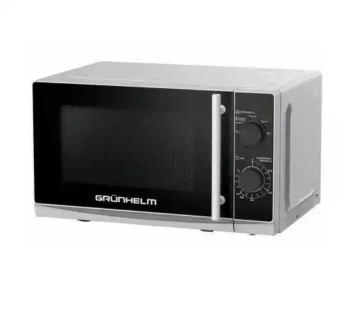 Мікрохвильова піч Grunhelm 20MX730-G сіра, 20 л, 700 Вт, механічна - зображення 6