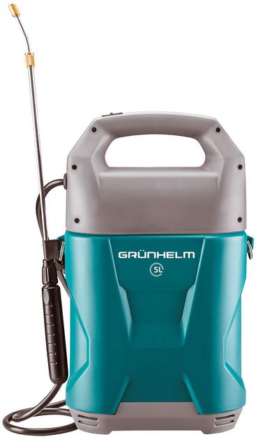 Обприскувач акумуляторний  GRUNHELM GHS-5, емність 5л, рабочий тиск 3 бари - зображення 6