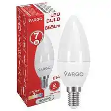 LED лампа Vargo C37 7W 4000K E14 220V (V-110526) - зображення 5
