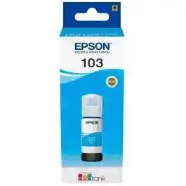 Контейнер з чорнилами Epson 103 Cyan 65 мл для L3100, L3110, L3150, L1100, L1200, L3100, L3200, L3500, L5100, L5200, L5300, L5500, L11050(C13T00S24A) - зображення 5