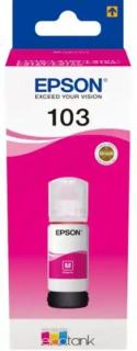 Фото товару Контейнер з чорнилами Epson 103 Magenta 65 мл для L3100, L3110, L3150, L1100, L1200, L3100, L3200, L3500, L5100,L5200,L5300,L5500, L11050(C13T00S34A)