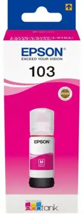 Контейнер з чорнилами Epson 103 Magenta 65 мл для L3100, L3110, L3150, L1100, L1200, L3100, L3200, L3500, L5100,L5200,L5300,L5500, L11050(C13T00S34A) - зображення 5