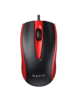 Фото товару Миша HV-MS871 Havit, чорно-червона, USB