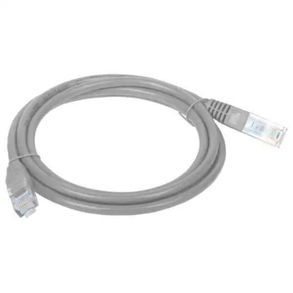 Кабель Патч-корд 0.5 м сірий, Cablexpert UTP, RJ45, Cat.5e, для компʼютерної мережі та підключення інтернету до компʼютера, ноутбука, телевізора - зображення 5