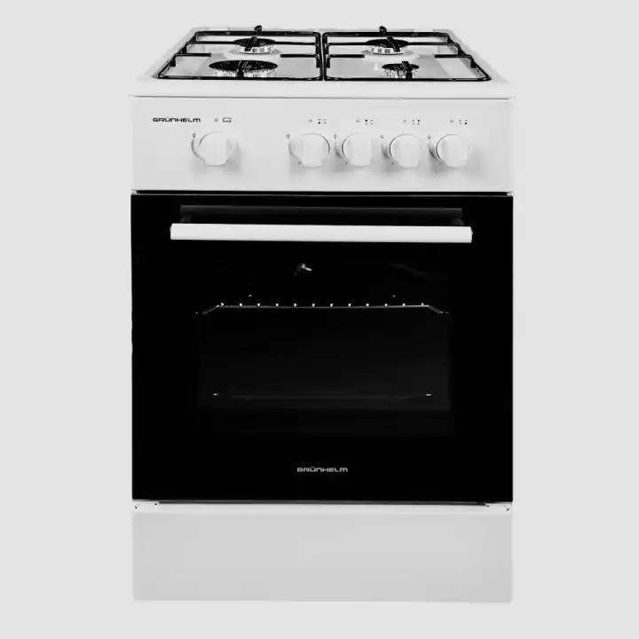 Плита газова Grunhelm G4F5600B чорна - зображення 5