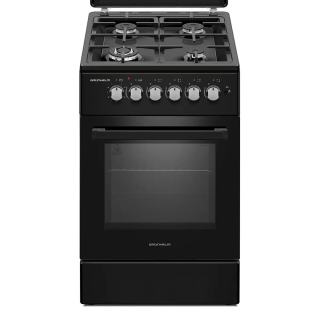 Фото товару Плита газова Grunhelm G4F56124B чорна