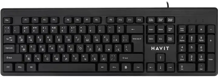 Клавіатура USB Havit HV-KB2001 - зображення 5