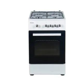 Фото товару Газова плита Houser FSG 5201 W (газ/газ), 50 см, біла, 4 конфорки, газ-контроль, газова духовка