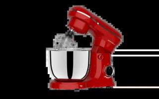 Фото товару Кухонна машина GKM0015R Grunhelm, 1500 Вт, 10 швидкостей, нерж. сталь, 5л. чаша, колір червоний