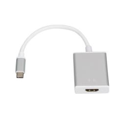 Фото товару Адаптер Type-C 3.1 Male на HDMI 4K Female ATcom, довжина кабелю 10 см, для передачі відео та фото з мобільних телефонів на телевізор