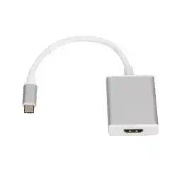 Адаптер Type-C 3.1 Male на HDMI 4K Female ATcom, довжина кабелю 10 см, для передачі відео та фото з мобільних телефонів на телевізор - зображення 5