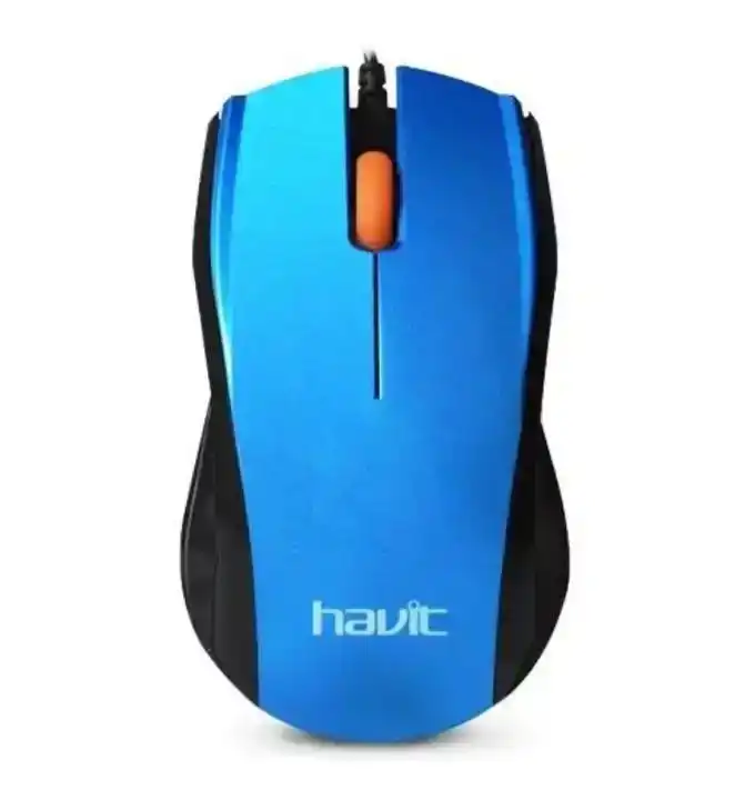 Миша дротова HAVIT HV-MS689 чорно-синя - зображення 5