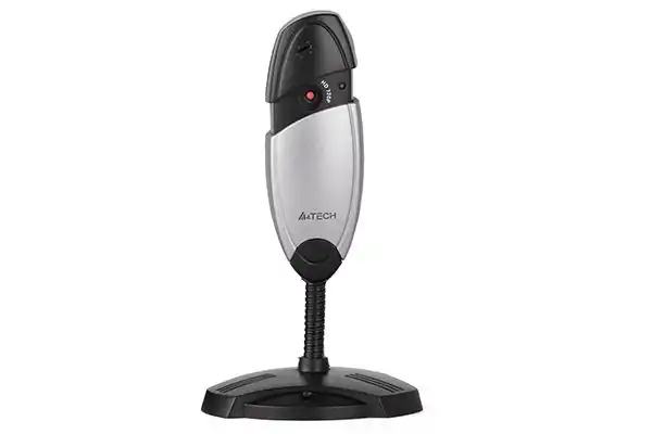 Веб камера A4tech PK-635P з мікрофоном, USB 2.0 HD (1280*720) чорно-сіра - зображення 1
