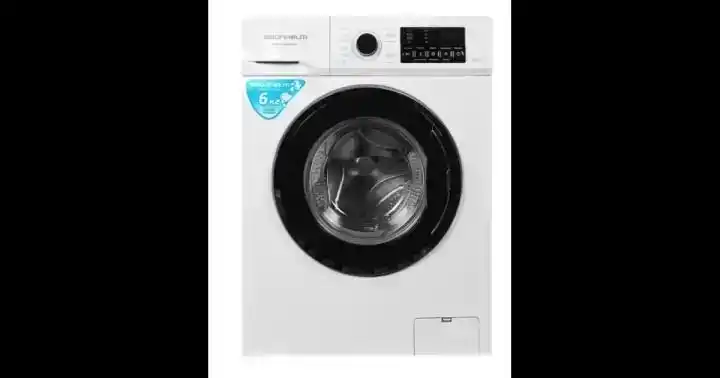 Пральна машина Grunhelm GWS-F610D1WB-ST 6 кг, 1000 об/хв, A++, інверторний двигун, дисплей, 85x60x44 см, біла/чорний люк - зображення 5