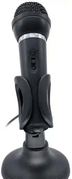 Мікрофон Gembird MIC-D-04 настільний чорний. - зображення 6